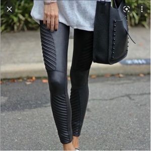 For all mankind vegan moto leggings. Size M. Black